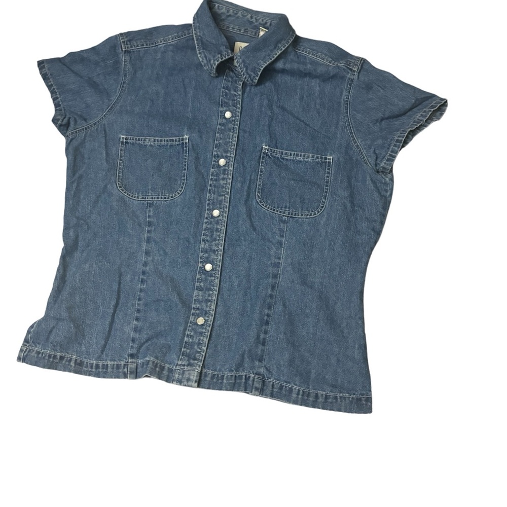 Vintage Gap Women's Large Jean Shirt